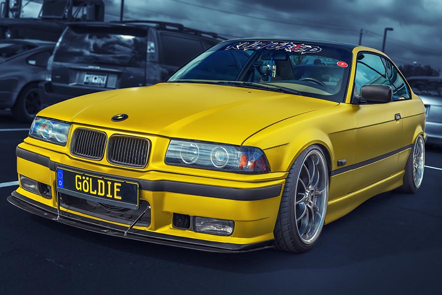 BMW M3 E36 "Golide" (Cars & Coffee of the Upstate)